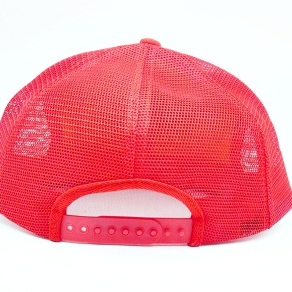 Vintage Red Firestone Snapback Hat Embroidered Bridgestone NEW Made In USA - Picture 3 of 7